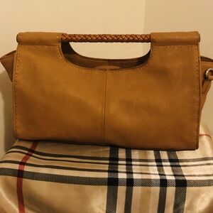 Fossil Tan Leather Satchel